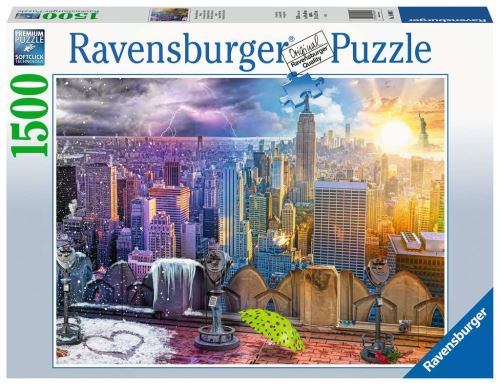 Puzzle 1500 Pièces Ravensburger Les Saisons À New York