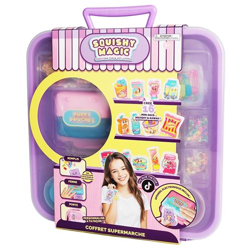 Wtt Multicolore Jeu Créatif Squishy Magic Coffret Deluxe Porte-Clés Kawaii Supermarche