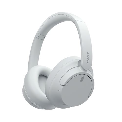 Casque audio sans fil SONY Bluetooth à réduction de bruit WH-CH720N Blanc