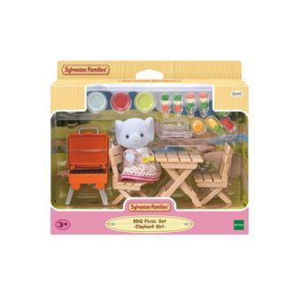 Playset Sylvanian Families La fille éléphant et son set de pique-nique