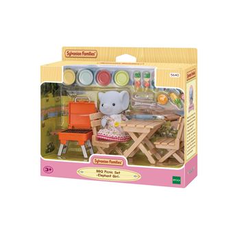 Playset Sylvanian Families La fille éléphant et son set de pique-nique