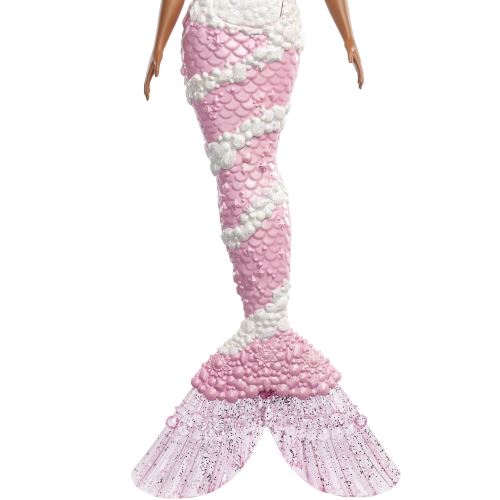 Poupée Sirène - Barbie - aBrooklyna - Cheveux Roses - Effet Changeant de Couleur - Accessoires Inclus - Jeux - Jouets