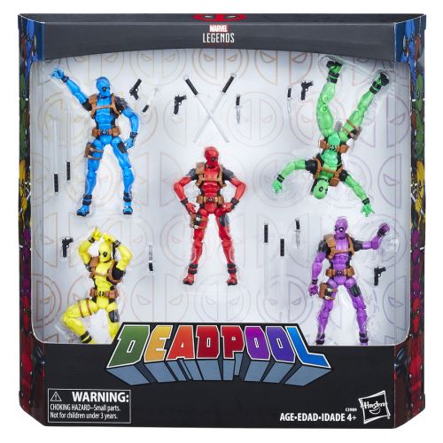 Pack de 5 figurines Marvel Avengers Legends Series Deadpool 10 cm