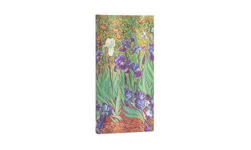 Carnet À Couverture Rigide Paperplanks Slim Ligné Iris De Van Gogh