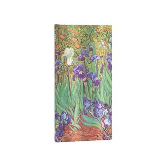 Carnet à couverture rigide Paperplanks slim ligné Iris de Van Gogh