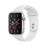Apple Watch Series 5 GPS 44mm Behuizing in Aluminium Zilver met Sport Armband Wit Maat S/M en M/L_0