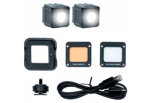 Pack Lampe LED Lume Cube 2.0 x 2 Noir