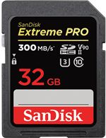 Carte mémoire SDHC SanDisk Extreme PRO UHS-II 32 Go