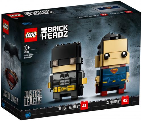 LEGO® Brickheadz™ 41610 Tactical Batman™ et Superman™