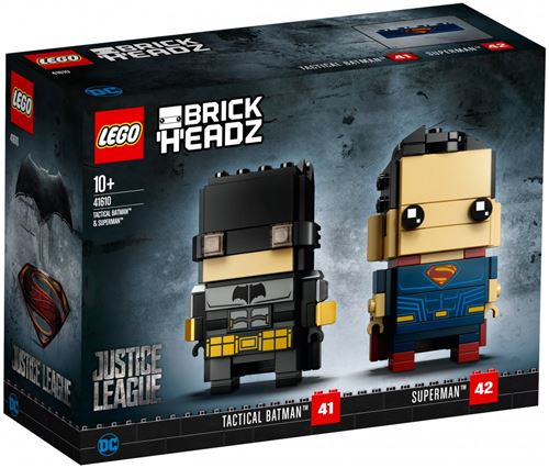 Acheter LEGO® Brickheadz™ 41610 Tactical Batman™ et Superman™ État correct - 191,95 € LEGO® Brickheadz™ 41610 Tactical Batman™ et Superman™ État correct - reconditionné disponible sur Fnac