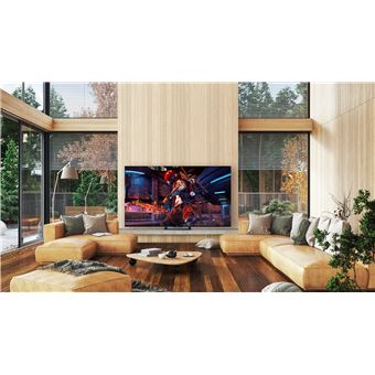 TV QLED TCL 55C749 139 cm 4K UHD Google TV 2023 Aluminium brossé