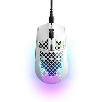 Souris gaming filaire SteelSeries Aerox 3 Snow Blanc Edition 2022 - 1