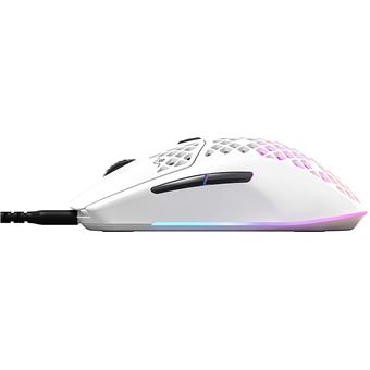 Souris gaming filaire SteelSeries Aerox 3 Snow Blanc Edition 2022