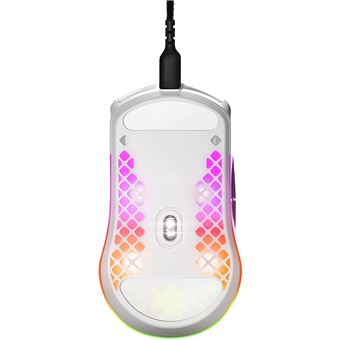 Souris gaming filaire SteelSeries Aerox 3 Snow Blanc Edition 2022