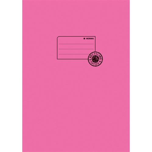 HERMA Protège-cahier recyclé, format A4, en papier, rose