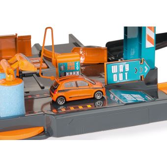 MAJORETTE - Majorette garage urbain jouet avec 5 voitures jouet