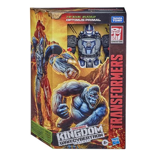Figurine Transformers Kingdom War pour Cybertron Optimus Primal Deluxe Class