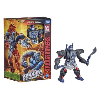Transformers Kingdom War Voor Cybertron Optimus Primal Deluxe Class Figuur