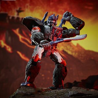 Transformers Kingdom War Voor Cybertron Optimus Primal Deluxe Class Figuur