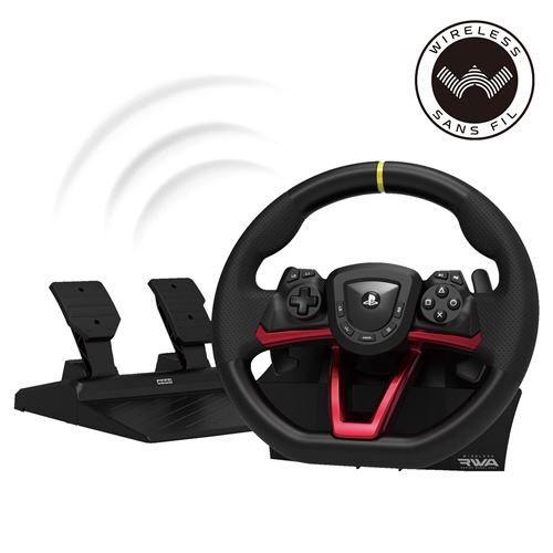 Volant De Course Pour PS5 - Neuf, Couleur Noire, Connectivité USB, Marque Sony