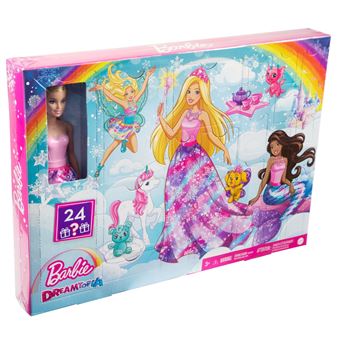 Poupée Barbie Calendrier de l'avent Dreamtopia