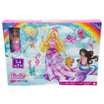 Poupée Barbie Calendrier de l'avent Dreamtopia