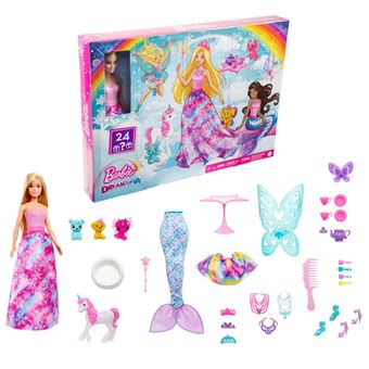 Poupée Barbie Calendrier de l'avent Dreamtopia