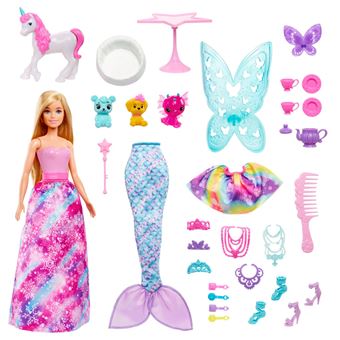 Poupée Barbie Calendrier de l'avent Dreamtopia