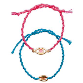 Kit créatif Janod 13 bracelets de l'amitié a créer