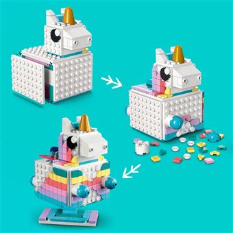LEGO® DOTS™ 41962 Le kit créatif familial Licorne - Lego - Achat