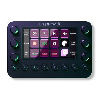 Console de streaming Loupedeck Live Noir