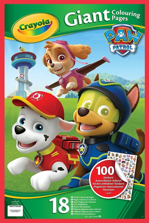 Coffret Créatif Crayola Pat’ Patrouille – 5 Activités – Feutres, Crayons, Autocollants – 60 Pièces Dès 4 Ans