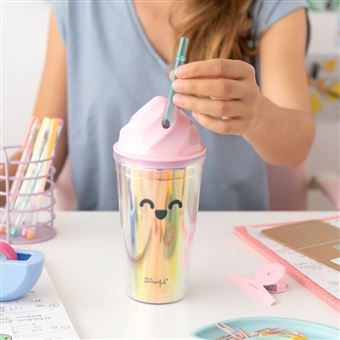 Set de 24 crayons de couleur avec Pot à crayons Milkshake Mr. Wonderful