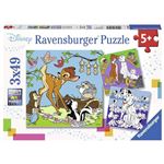 Puzzle 3 x 49 pièces Ravensburger Les amis Disney