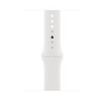 Bracelet pour Apple Watch White Sport Band 45mm