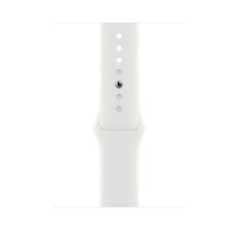 Bracelet pour Apple Watch White Sport Band 45mm