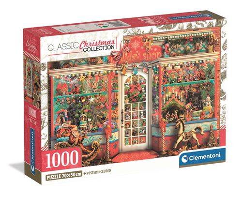 1000 pièces Clementoni Holiday Shop