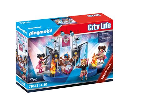 Playmobil City Life 71042 Groupe De Rock