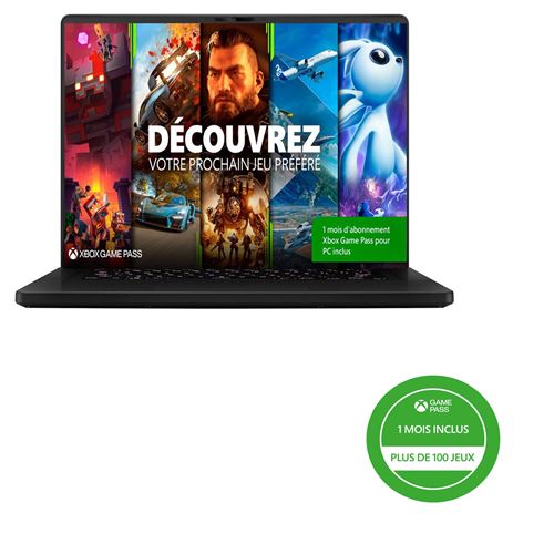 Pc Portable Gaming Asus Rog Zephyrus-M16-Gu603Zm-059W 16" Intel Core I7 16 Go Ram 512 Go Ssd Noir + 1 Mois D'Abonnement Xbox Game Pass