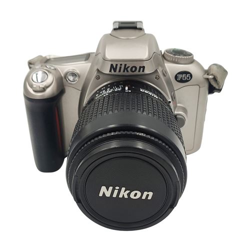 Appareil photo reflex argentique Nikon F55 + AF 35-80mm f4-5.6 D Nikkor Argent Reconditionné
