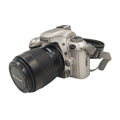 Appareil Photo Argentique Nikon F55 Avec Objectif 50mm - Occasion Non Testé - Argenté