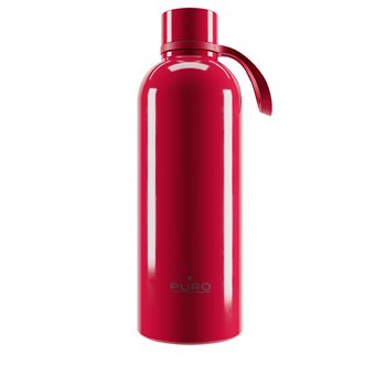 Gourde isotherme 350 / 500 / 750 / 1000 ML PERSONNALISABLE (Full Soft Rouge)