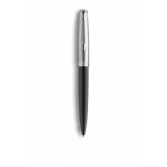 WATERMAN Emblème Stylo bille, noir, recharge bleue pointe moyenne, Coffret cadeau