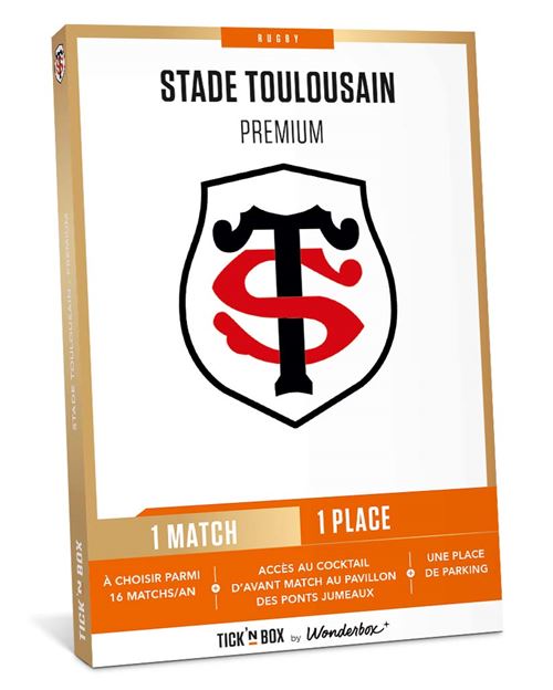 Coffret cadeau Tick’nBox Stade Toulousain Premium Fnac
