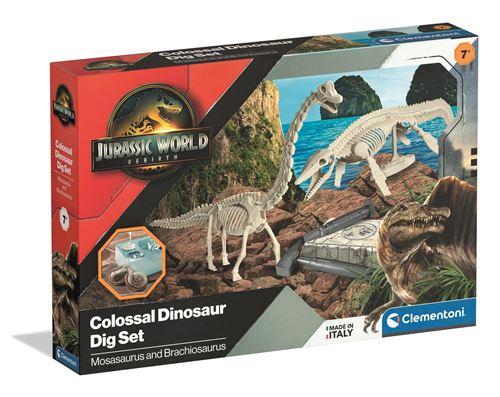 Clementoni Jurassic World Dig Kit Mosasaurus & Brachiosaurus