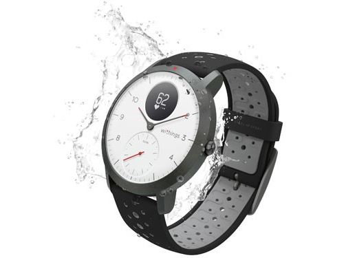 Montre connectée hybride Withings Steel HR Sport 40 mm Blanc