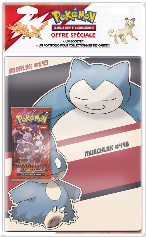 Carte à collectionner Pokémon EV10 Pack Portfolio + Booster Modèle aléatoire - Pokemon