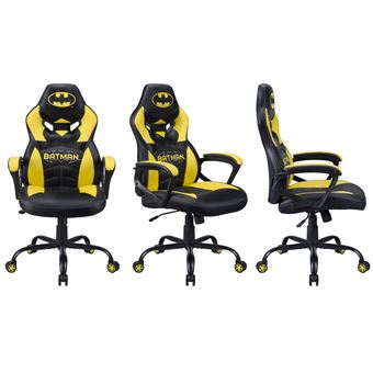 Siège gamer Subsonic Junior Batman Noir et jaune