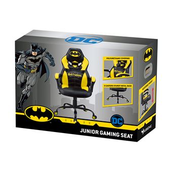 Siège gamer Subsonic Junior Batman Noir et jaune