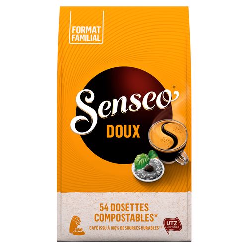 Paquet de 54 dosettes Senseo Doux